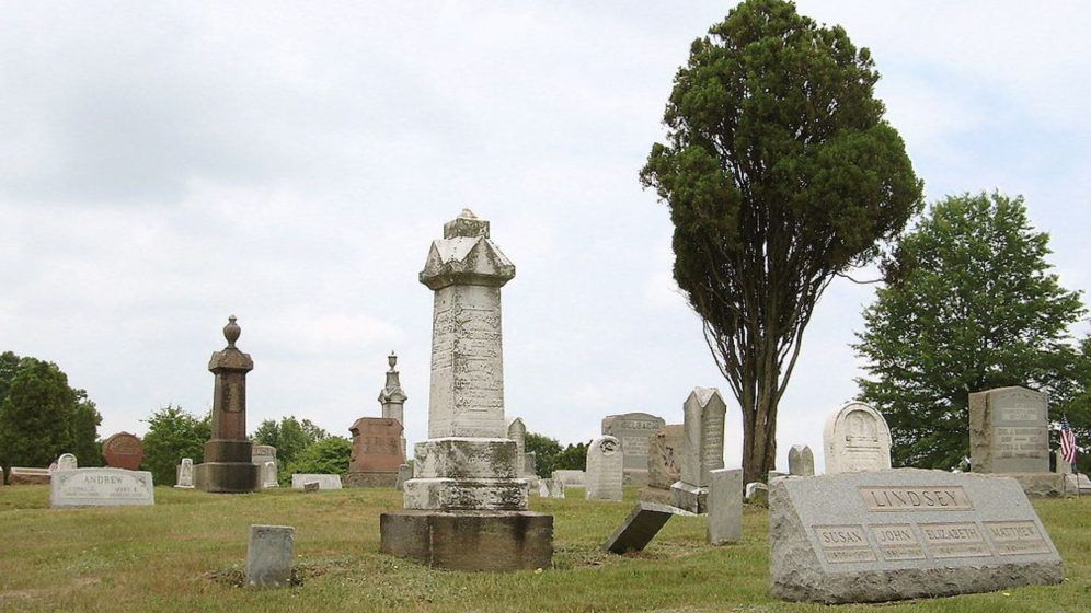 Evans City Cemetery in 'Night of the Living Dead' (1968)