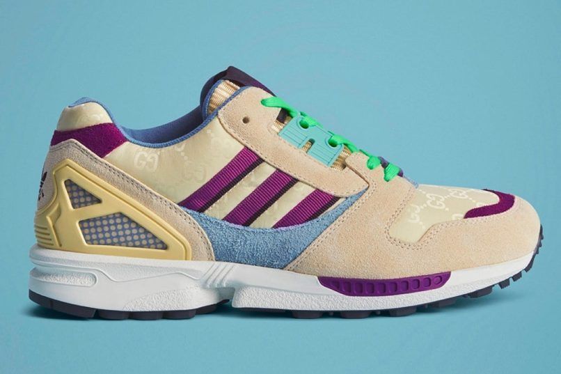 adidas gazelle silver green womens Adidas X Gucci Zx 8000 Aqua Gg Monogram main image 0