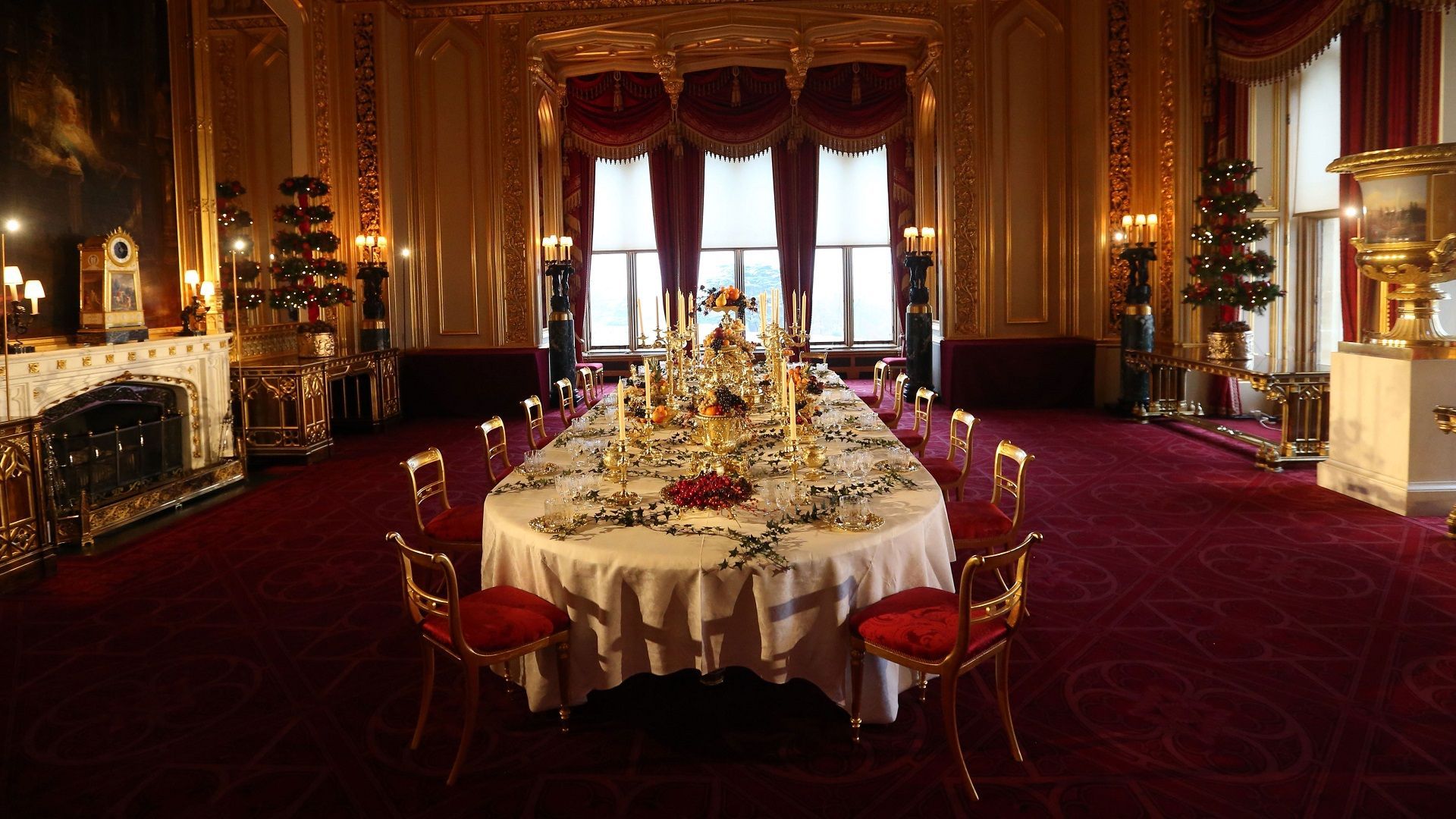 Christmas dinner British Royal Family