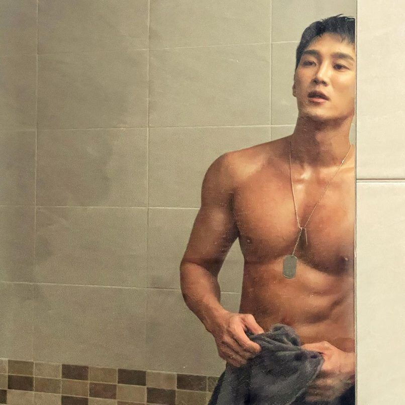 ahn bo-hyun workout fitness routine abs jisoo boyfriend ahn bo hyun