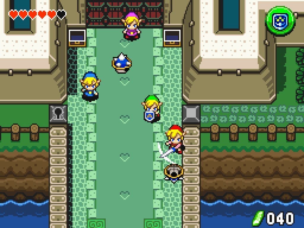 Zelda Four Swords on GBA Legend of zelda games in order