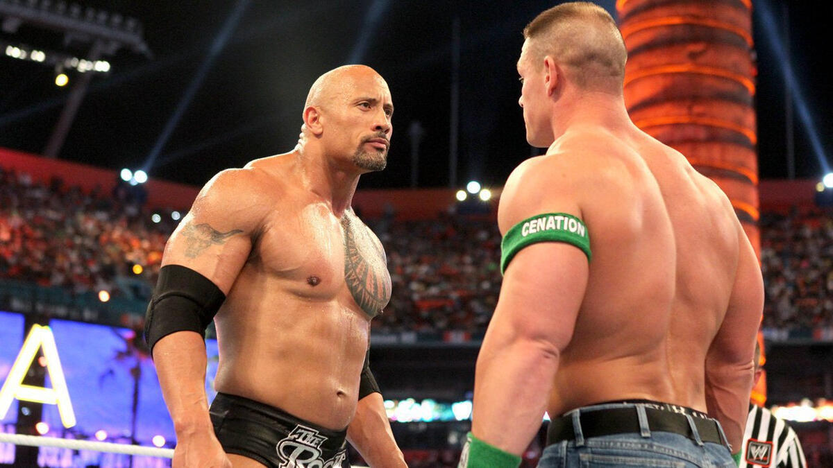 The Rock vs John Cena