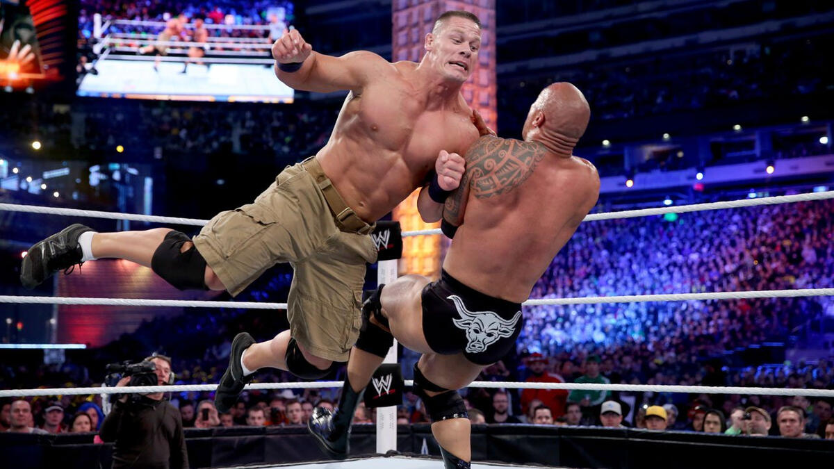 The Rock vs John Cena