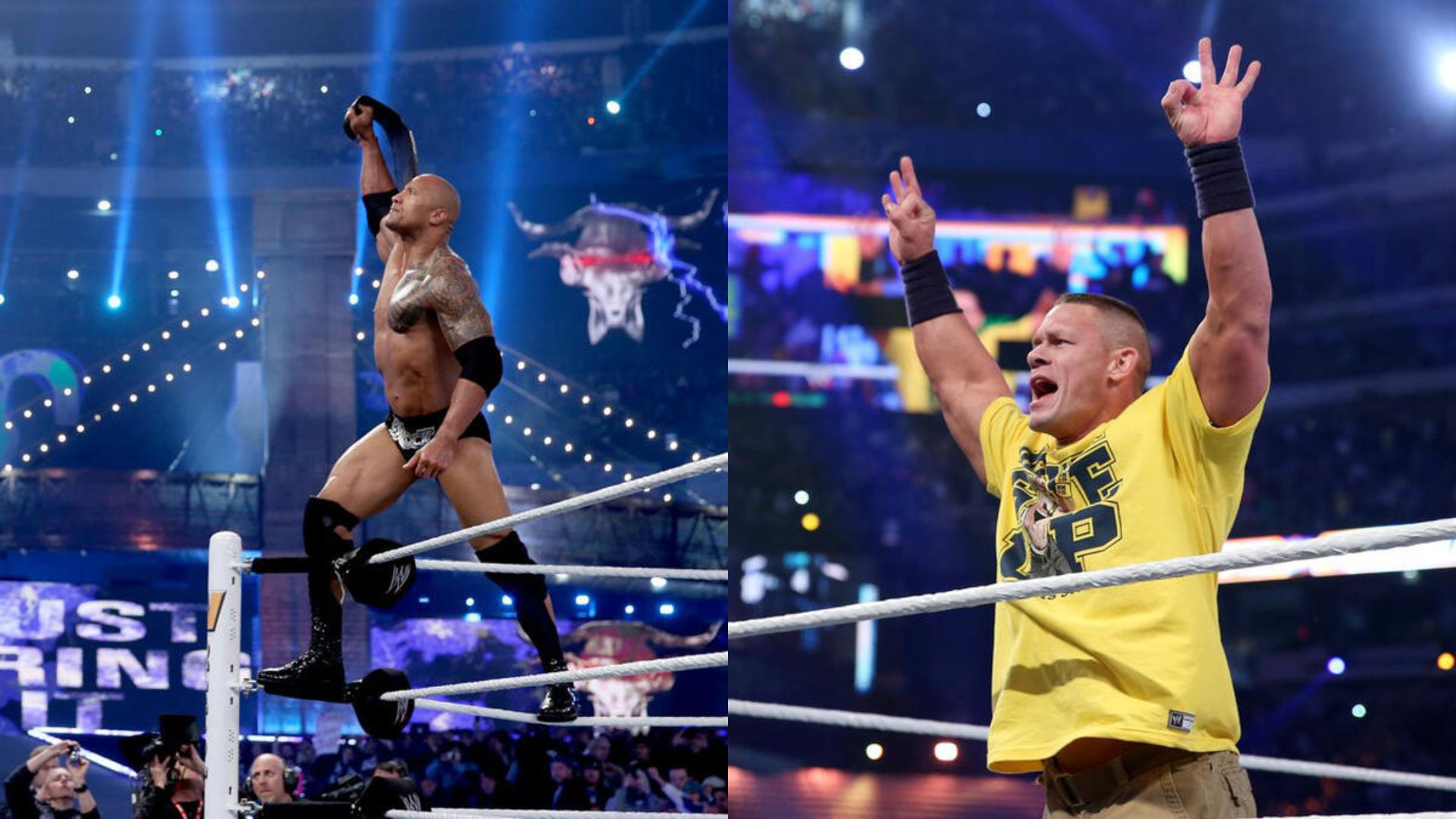 The Rock vs John Cena