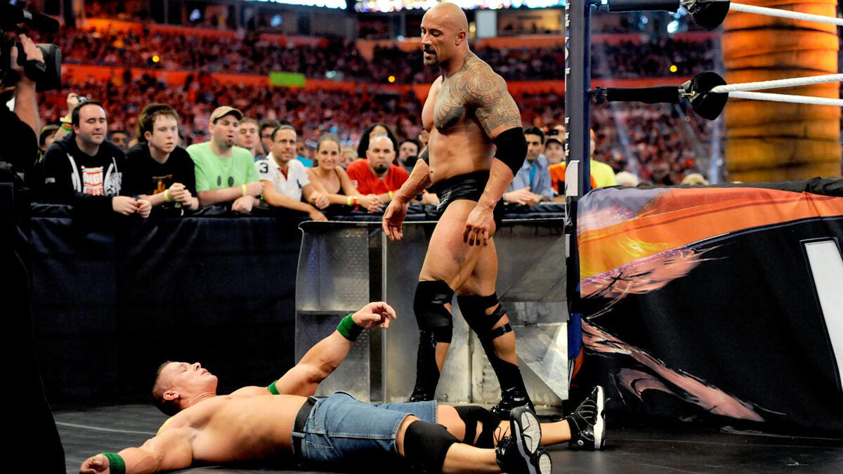The Rock vs John Cena