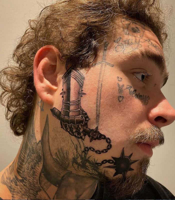 Post Malone tattoos