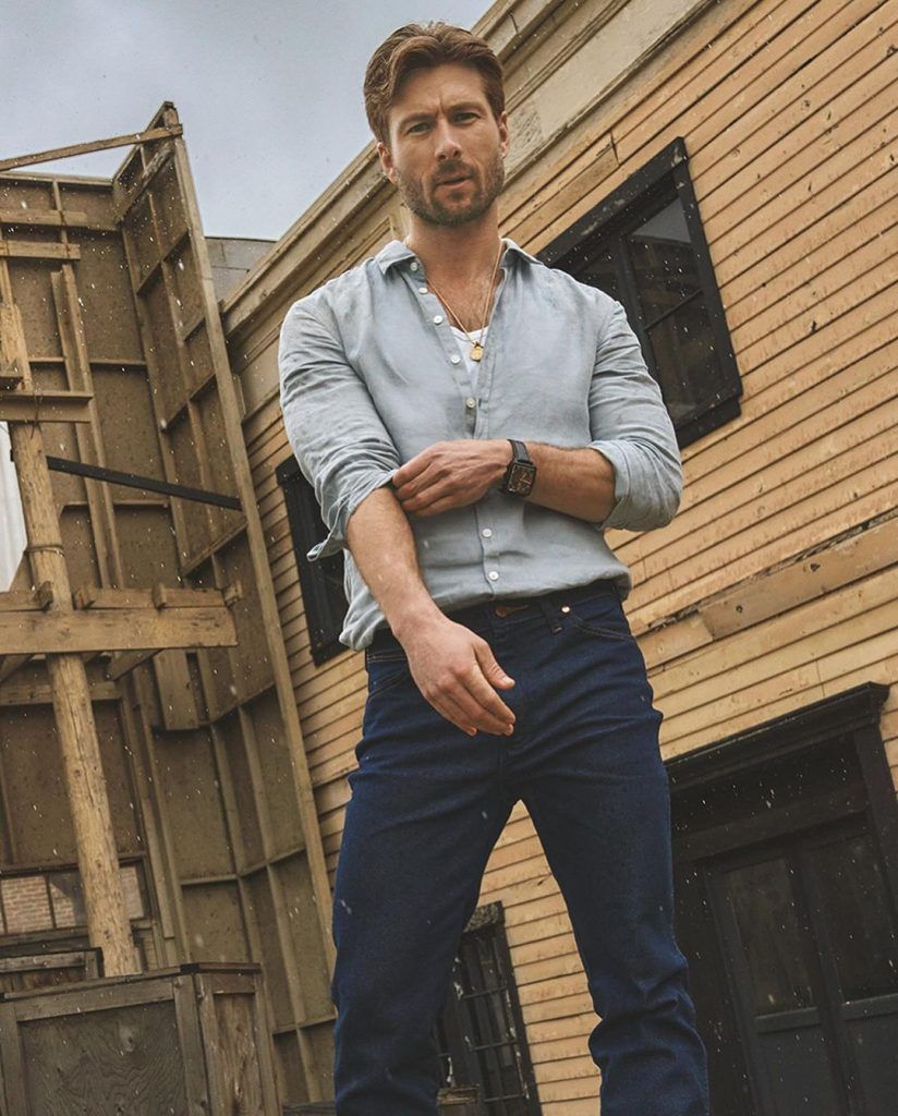 Glen Powell outfits