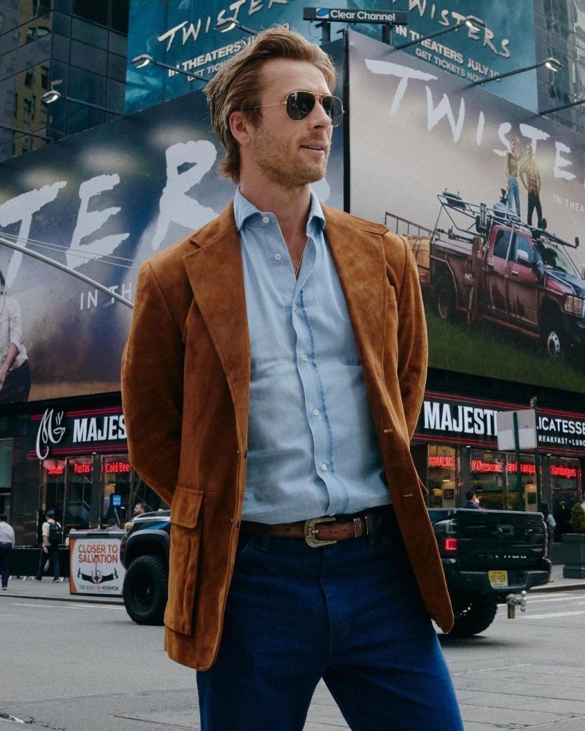 Glen Powell outfits