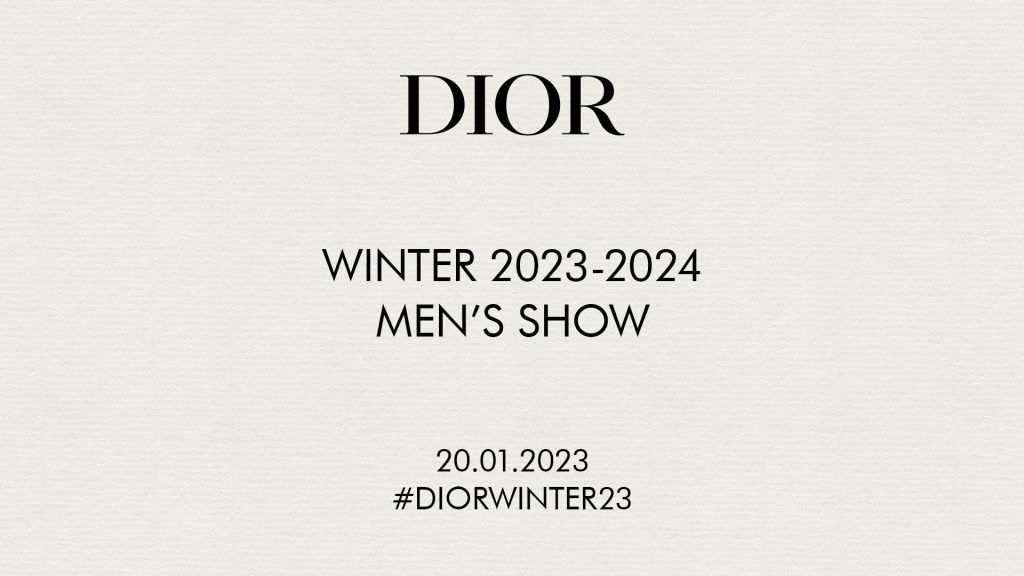 Live Stream Dior’s Men Winter 2023-2024 Fashion Show, Straight From Paris