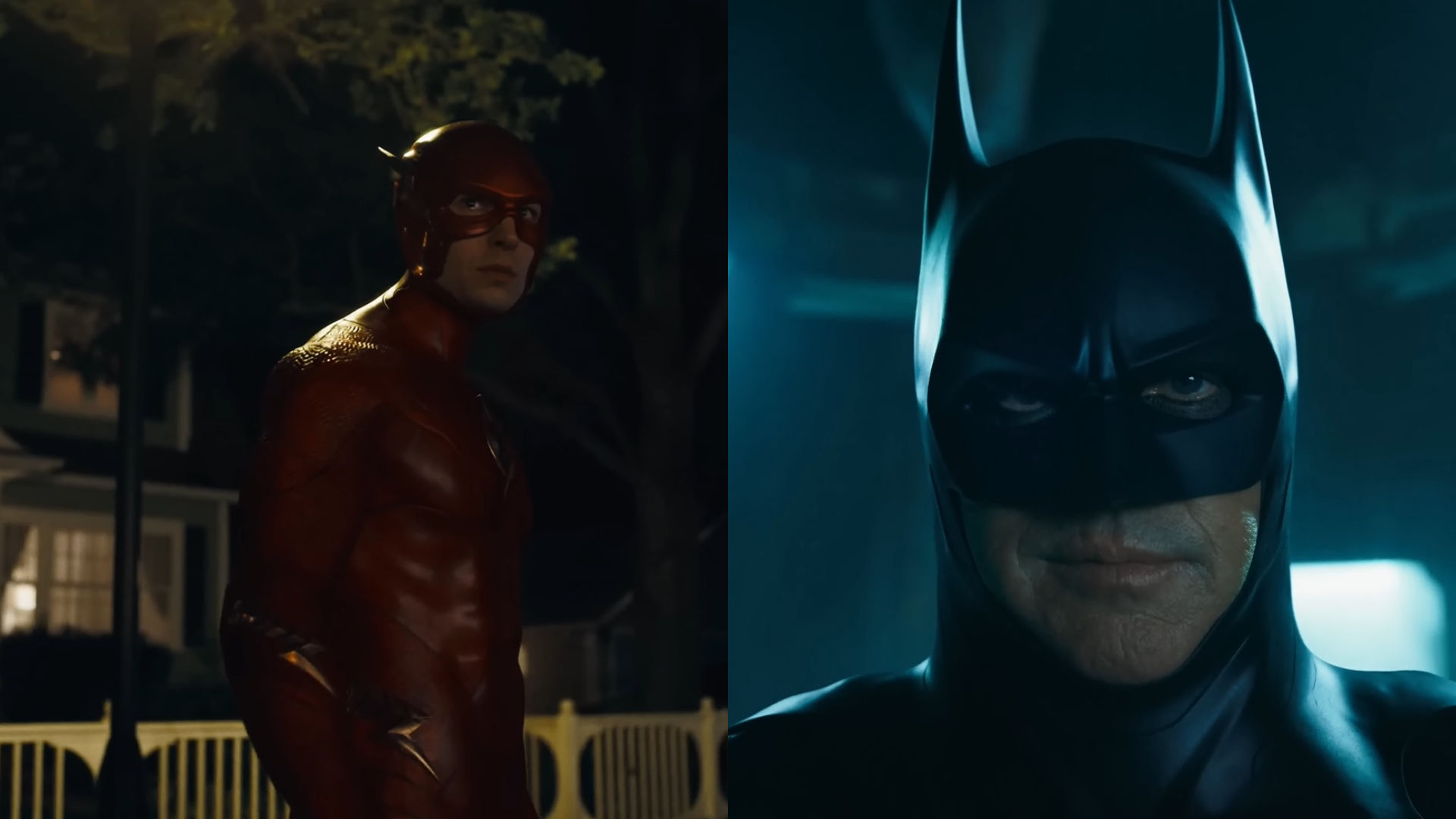 The Flash Movie Trailer Michael Keaton Returns As Batman
