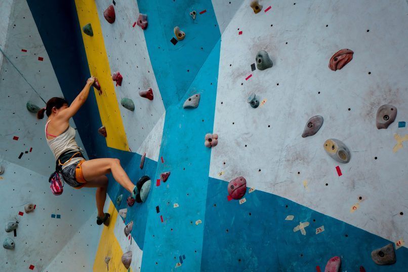 Intensity of rock climbing