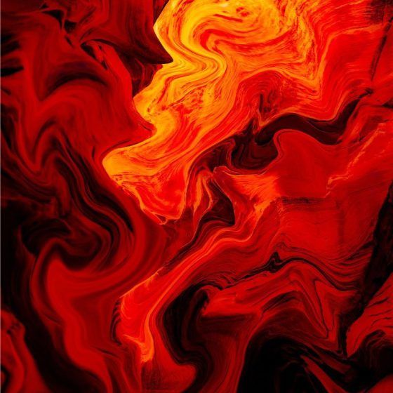 Numerology number 1 - orange or red