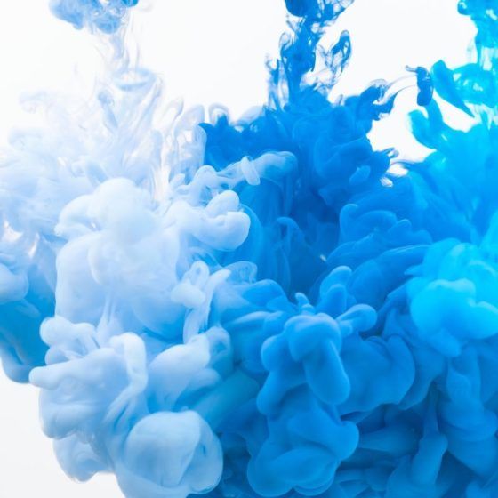 Numerology number 2 - blue or white