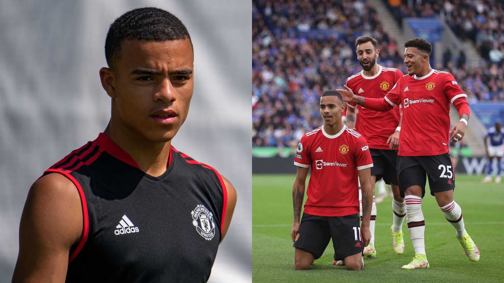 Mason Greenwood listed as first-team player on Man Utd's website