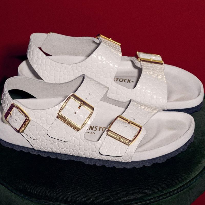 White hot sale men's birkenstocks