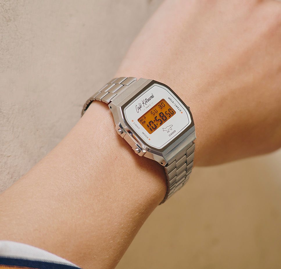 Café Kitsuné And Casio Have Collaborated To Bring A New Look To Vintage A168 Timepieces