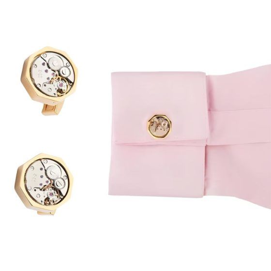 The Tie Hub Watch Mechanism Cufflinks